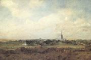 John Constable View of Salisbury (mk05) oil painting on canvas